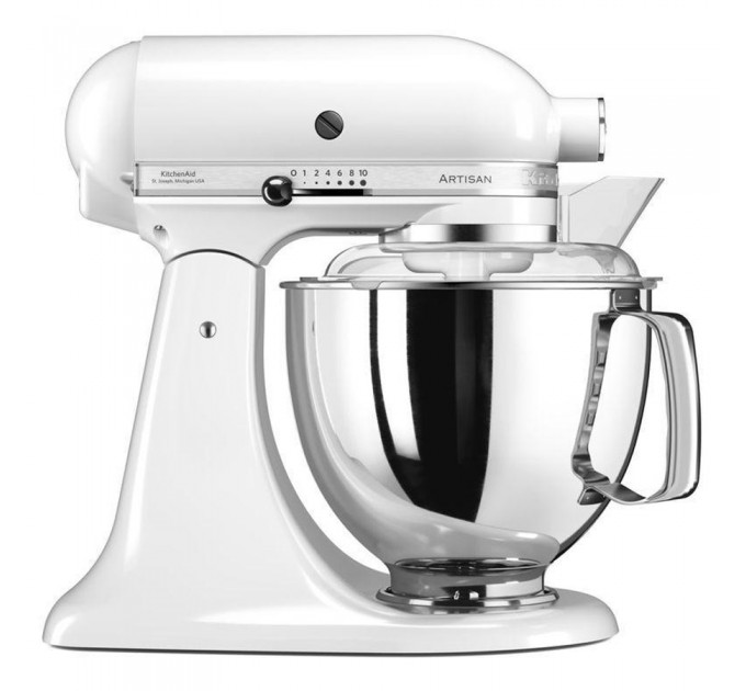 Міксер KitchenAid Artisan 4,8 л 5KSM175PSEWH, білий