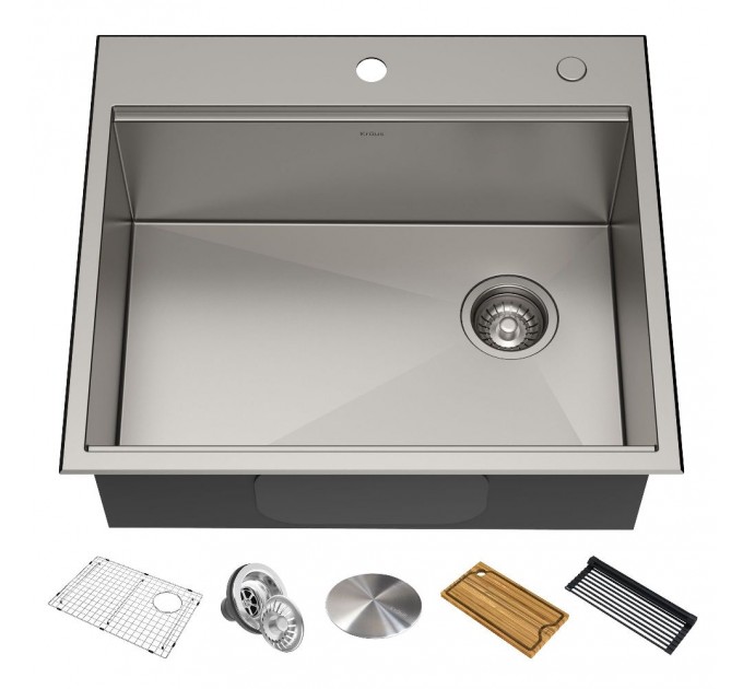 Кухонна мийка Kraus KWT310-33/PGM
