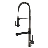 Змішувач кухонний Kraus Artec Pro KPF-1603MBSB