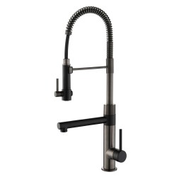 Змішувач кухонний Kraus Artec Pro KPF-1603MBSB