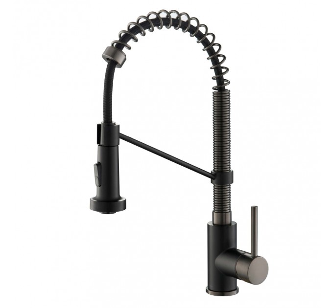 Смеситель кухонный Kraus Bolden KPF-1610MBSB