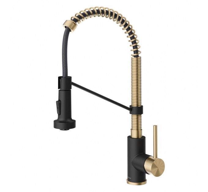 Змішувач кухонний Kraus Bolden KPF-1610SFACBMB