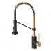 Змішувач кухонний Kraus Bolden KPF-1610SFACBMB