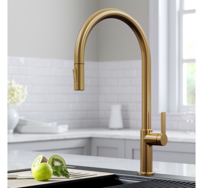 Смеситель кухонный Kraus Oletto KPF-2821BB