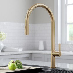 Смеситель кухонный Kraus Oletto KPF-2821SFACB