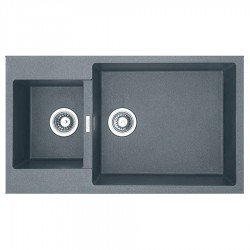 Кухонная мойка Fabiano Quadro 86x50x15 Titanium