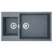 Кухонная мойка Fabiano Quadro 86x50x15 Titanium