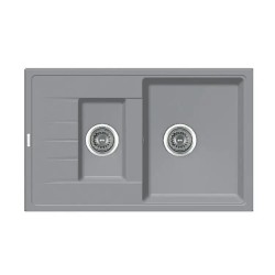Кухонна мийка Fabiano Classic 78x50x15 Grey Metallic