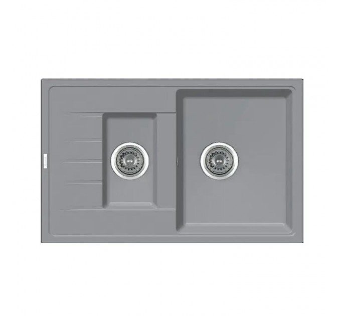 Кухонна мийка Fabiano Classic 78x50x15 Grey Metallic