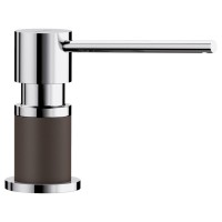 Дозатор Blanco Lato 525815 хром/кава