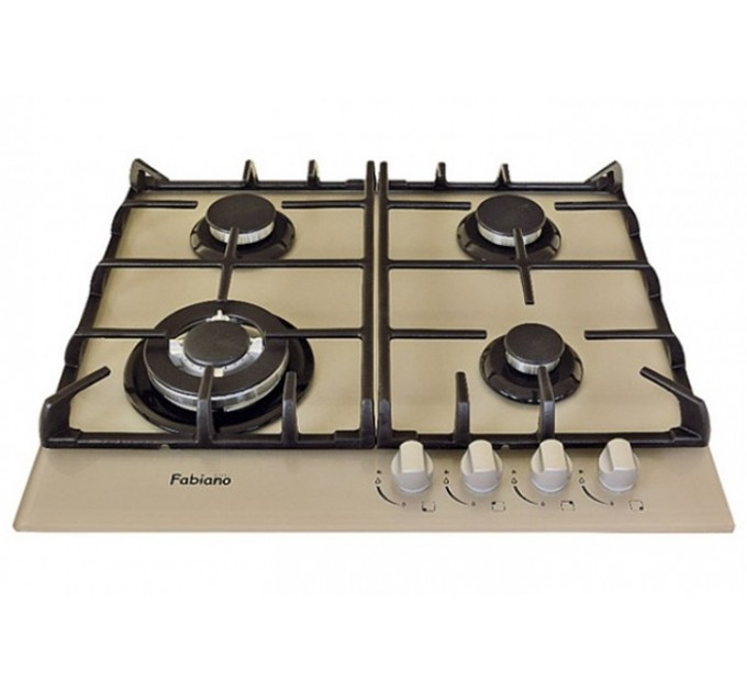 Газовая варочная поверхность Fabiano FHG 10-44 GH-T Cream