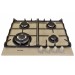 Газовая варочная поверхность Fabiano FHG 10-44 GH-T Cream