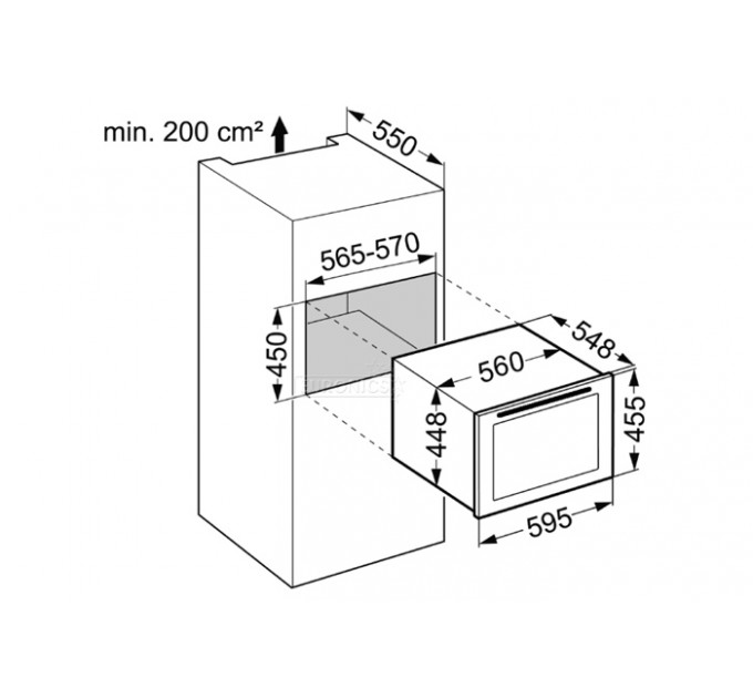 Вбудована винна шафа Fabiano FWC 455 Inox