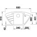 Кухонная мойка Blanco ZIA 9E 514764 антрацит