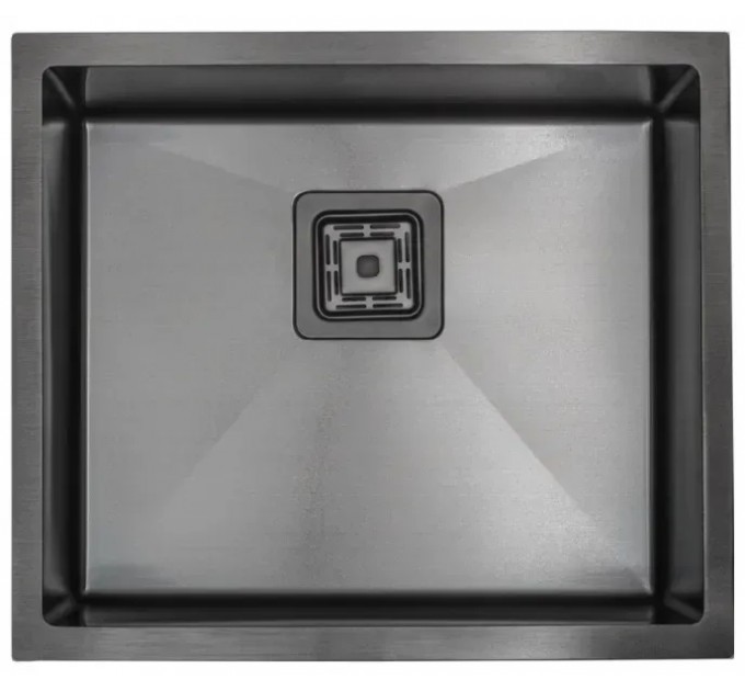Кухонная мойка Fabiano Quadro 49 R10 Nano Graphite (49x44) 1,20 мм