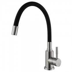 Смеситель кухонный Fabiano FKM 56 SS Flex Inox