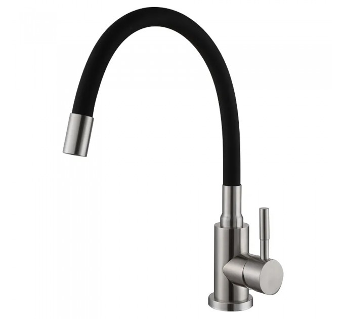 Смеситель кухонный Fabiano FKM 56 SS Flex Inox