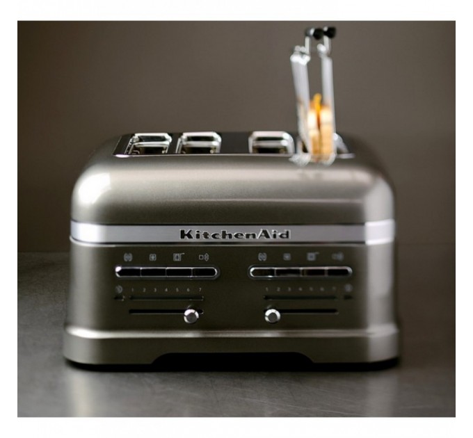 Тостер KitchenAid Artisan 5KMT4205EMS, Срібний медальйон