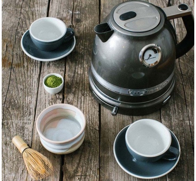 Чайник KitchenAid Artisan 1,5 л 5KEK1522EMS, Срібний медальйон