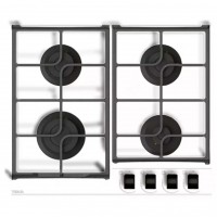 Газова варильна поверхня Teka GBC 64100 KB (112580036) біле скло