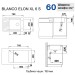 Кухонная мойка Blanco ELON XL 6S 524835 темная скала