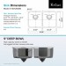 Кухонна мийка Kraus KD1UD33B