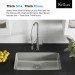 Кухонная мойка Kraus KD1US33B