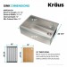 Кухонна мийка Kraus KWF210-30