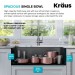 Кухонна мийка Kraus KWF410-33/PGM