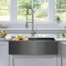 Кухонна мийка Kraus KWF410-33/PGM