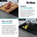 Кухонна мийка Kraus KWF410-33/PGM