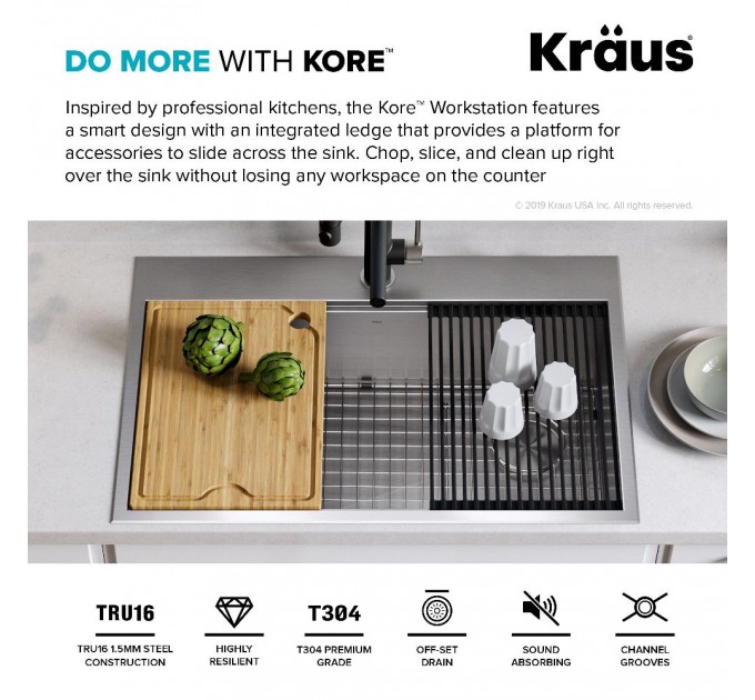 Кухонна мийка Kraus KWT310-30