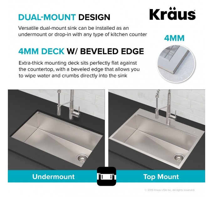 Кухонна мийка Kraus KWT310-30