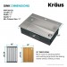 Кухонна мийка Kraus KWT310-30