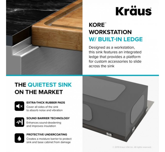 Кухонная мойка Kraus KWU110-30