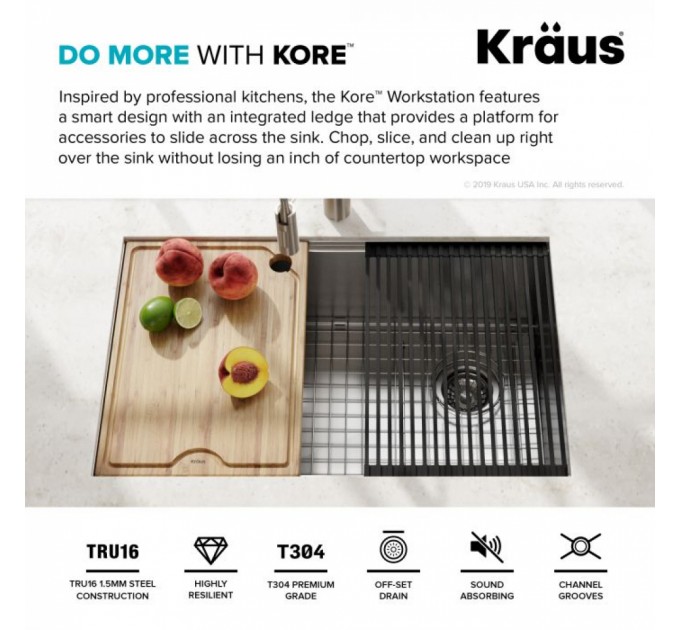 Кухонная мойка Kraus KWU110-30