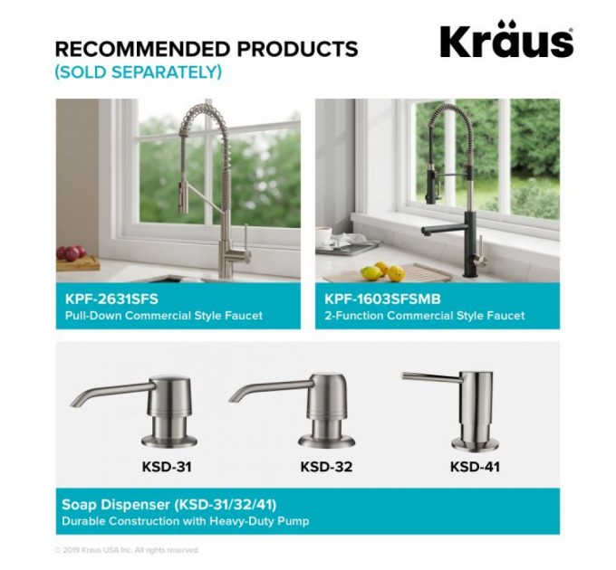 Кухонная мойка Kraus KWU110-30