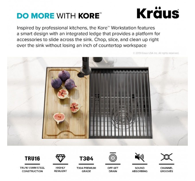 Кухонная мойка Kraus KWU111-23