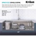 Кухонная мойка Kraus KWU120-45