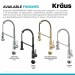 Смеситель кухонный Kraus Bolden KFF-1610CH