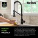 Смеситель кухонный Kraus Bolden KFF-1610MB