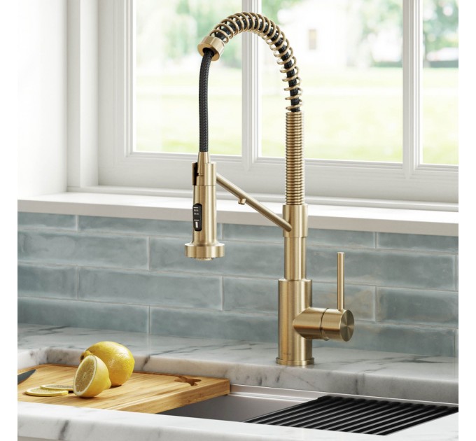 Смеситель кухонный Kraus Bolden KFF-1610SFACB