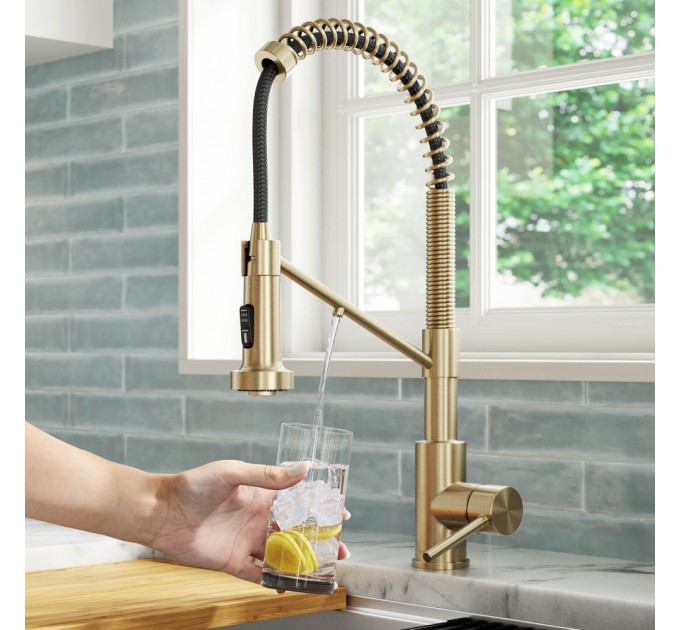 Смеситель кухонный Kraus Bolden KFF-1610SFACB