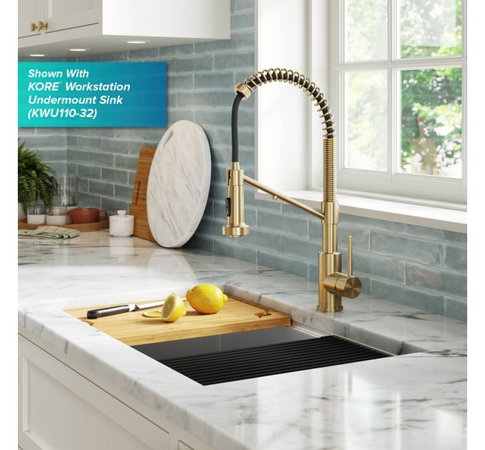 Смеситель кухонный Kraus Bolden KFF-1610SFACB