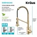 Смеситель кухонный Kraus Bolden KFF-1610SFACB