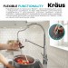 Смеситель кухонный Kraus Bolden KFF-1610SFACB