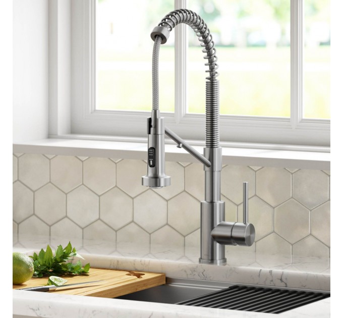 Смеситель кухонный Kraus Bolden KFF-1610SFS