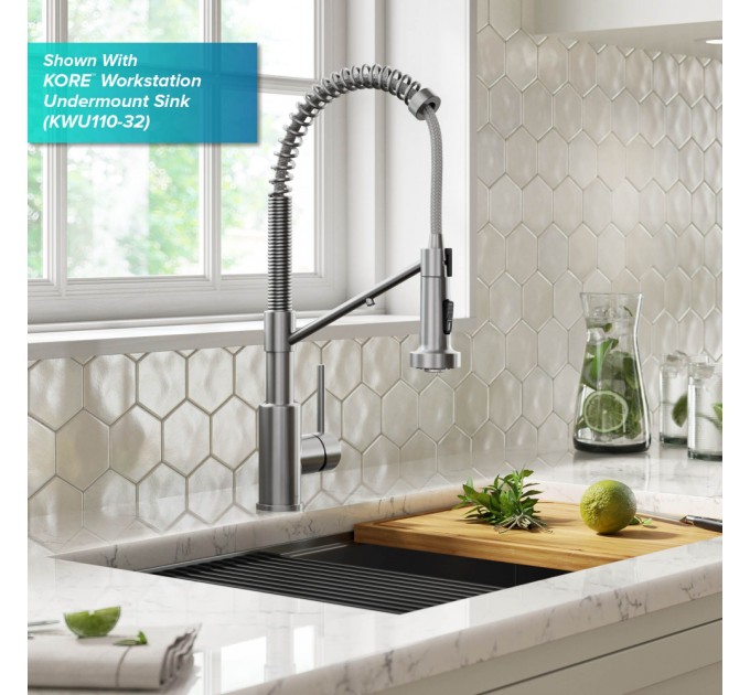 Смеситель кухонный Kraus Bolden KFF-1610SFS