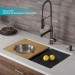 Змішувач кухонний Kraus Artec Pro KPF-1603MBSB