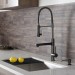 Змішувач кухонний Kraus Artec Pro KPF-1603MBSB